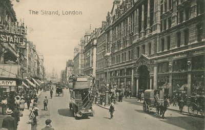 De Strand, Londen door English Photographer